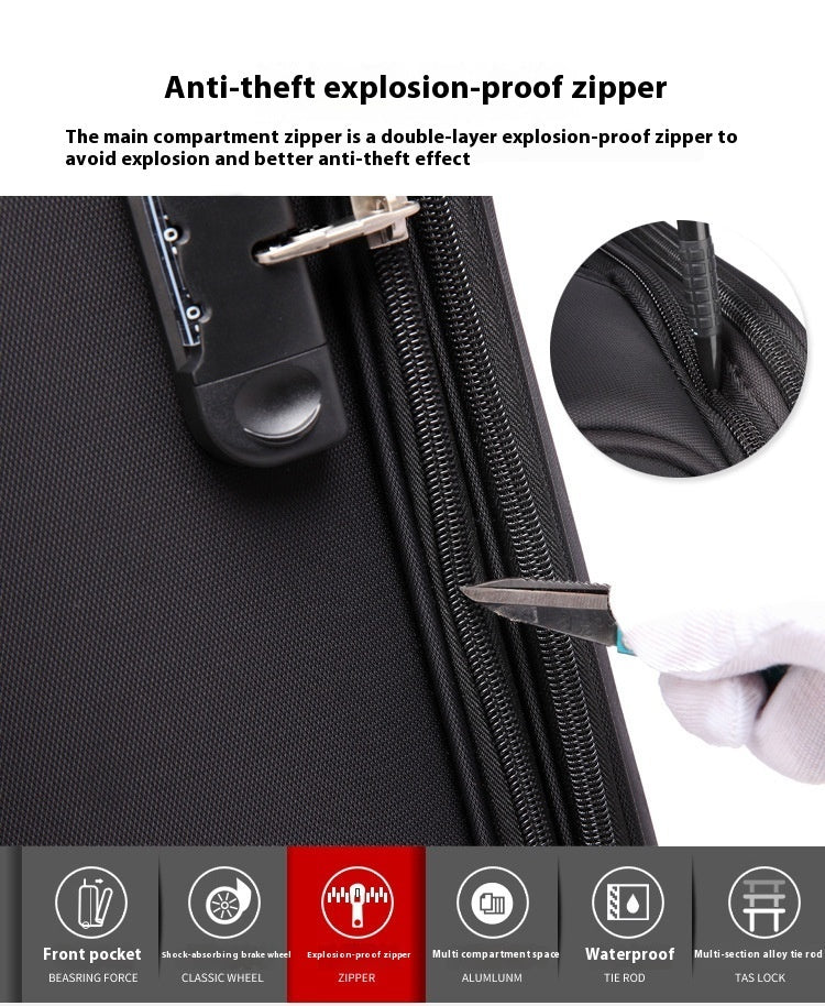 Business Luggage Men's Oxford Cloth Luggage Travel Boarding Women's Suitcase 0 - Tophatter Daily Deals