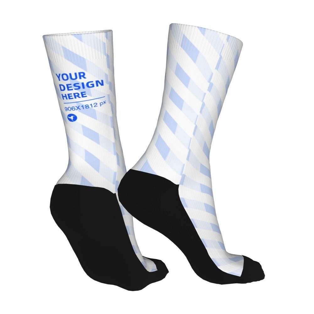 16in Thick Contrast Color Mild Skin-friendly Socks 7 - Tophatter Daily Deals