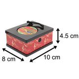 Vintage Style Mini Gramophone Musical Advent Calendar | Christmas Music Box Christmas Advent Calendar | 24 Christmas Carols Songs Phonograph Advent Calendar - Tophatter Daily Deals