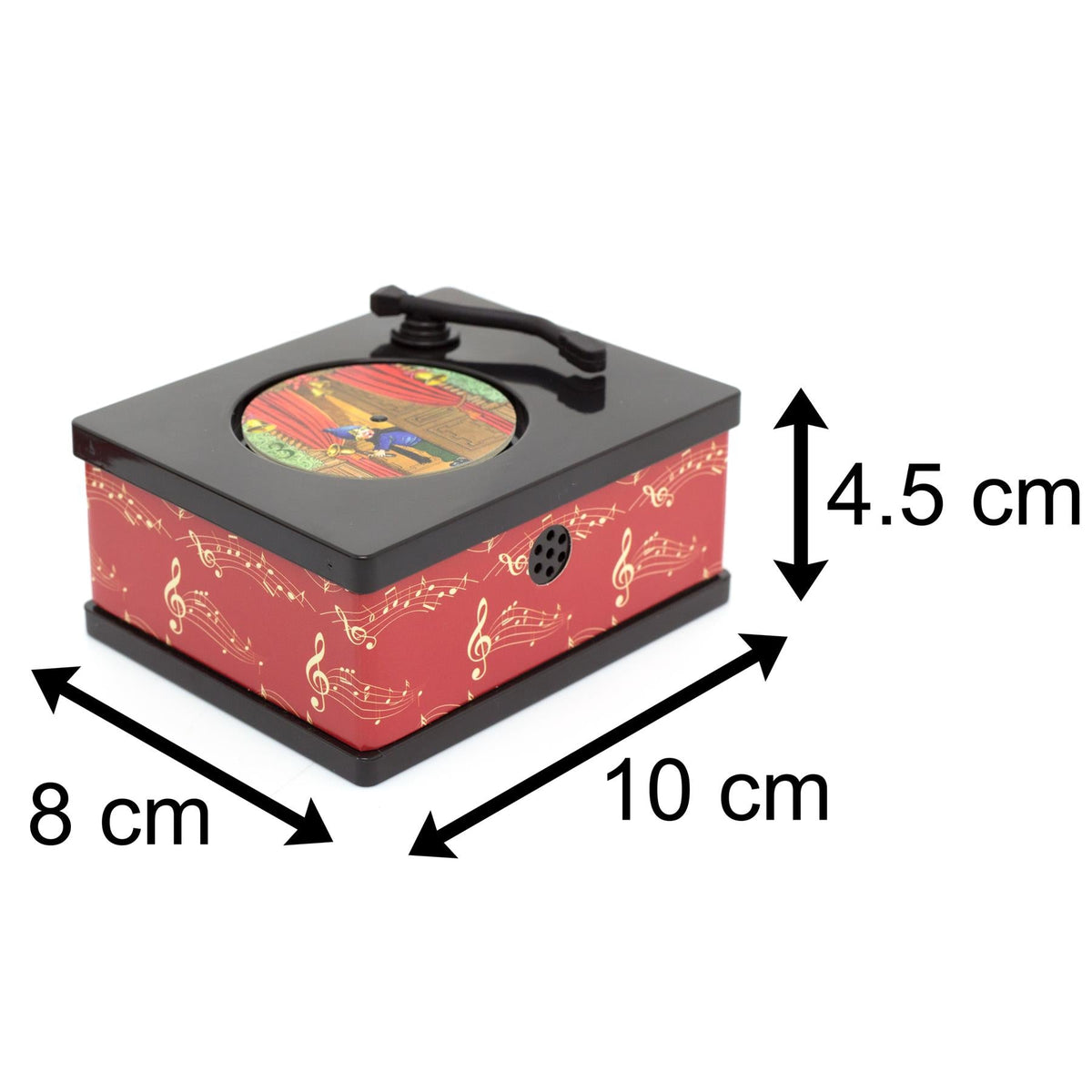 Vintage Style Mini Gramophone Musical Advent Calendar | Christmas Music Box Christmas Advent Calendar | 24 Christmas Carols Songs Phonograph Advent Calendar - Tophatter Daily Deals