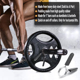 Weight Bar Clips - Steel Barbell Spring Clip Collars Dumbbell Lock Exercise & Fitness - Tophatter Daily Deals