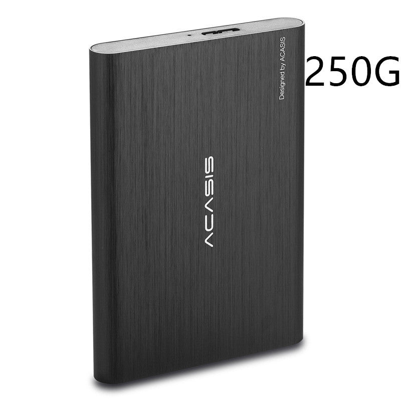 Akassis Mobile Hard Drive High-Speed Metal Supports Android Phones 250G black 0 - Tophatter Daily Deals