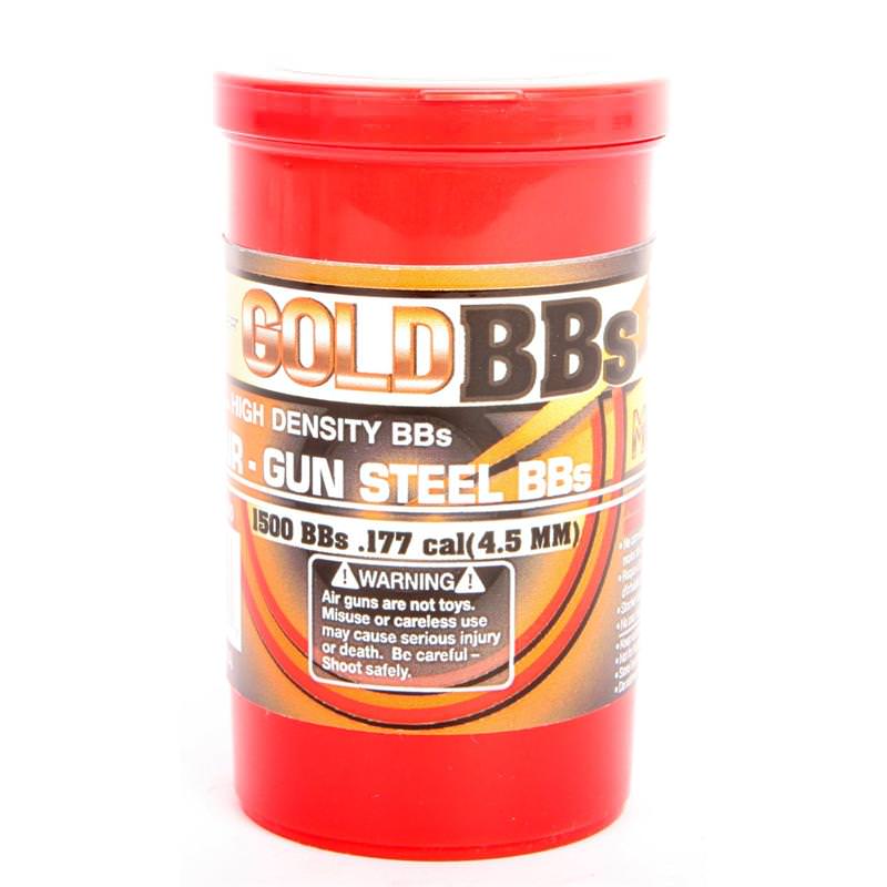 Soft Air Premium Quality 4.5mm, 0.177 cal, BB's, 1500-Carat (Gold) - TOPHATTER'S ARMORY DEALS Collectible Weapons - Tophatter Daily Deals