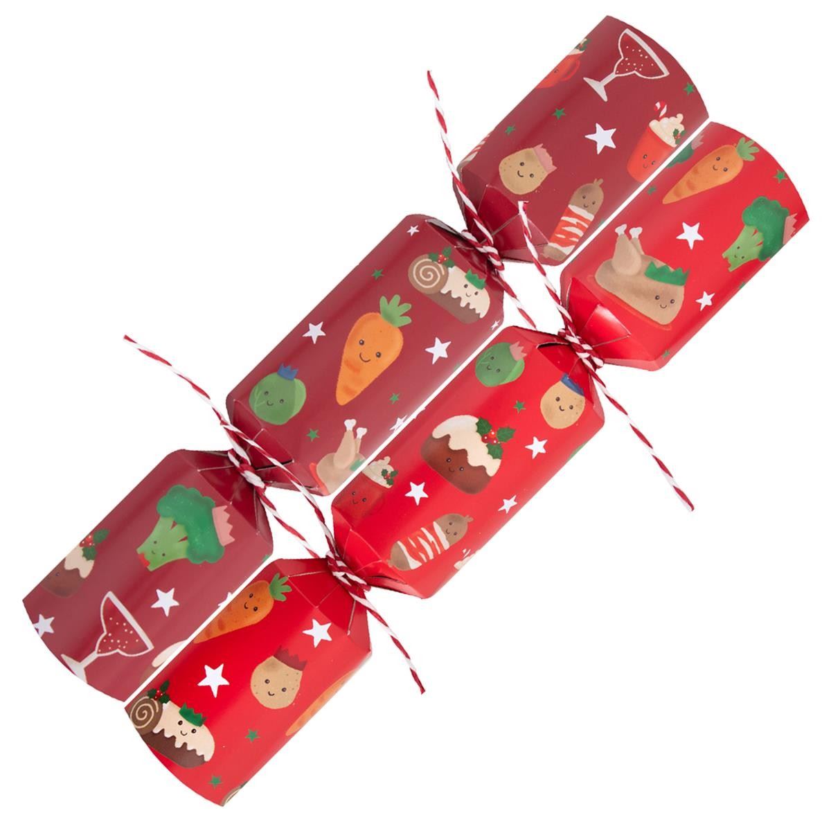Festive Feast Frenzy Game | 6 Family Christmas Crackers Christmas Dinner Game Christmas Cracker - Tophatter Daily Deals