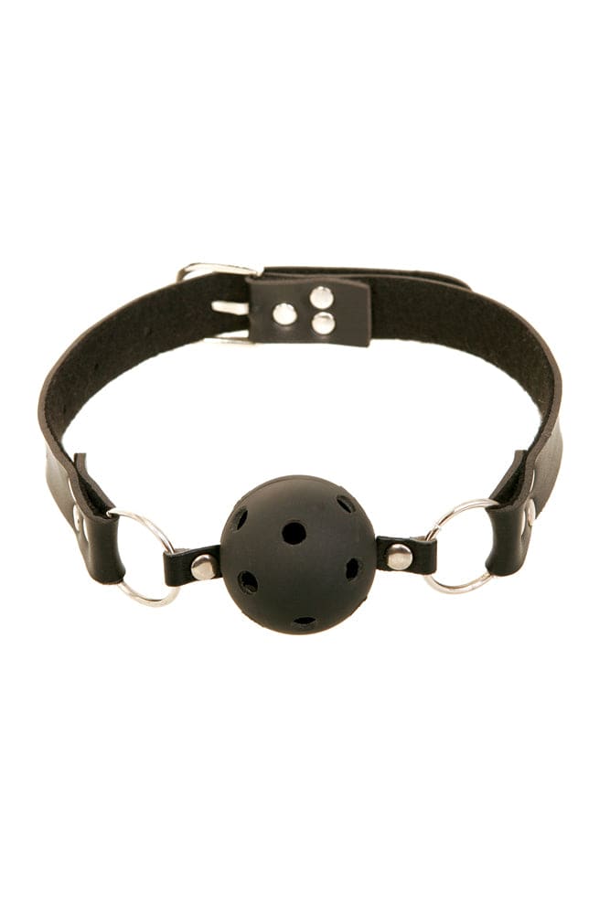Pipedream - Fetish Fantasy - Breathable Ball Gag - Black BDSM - Tophatter Daily Deals