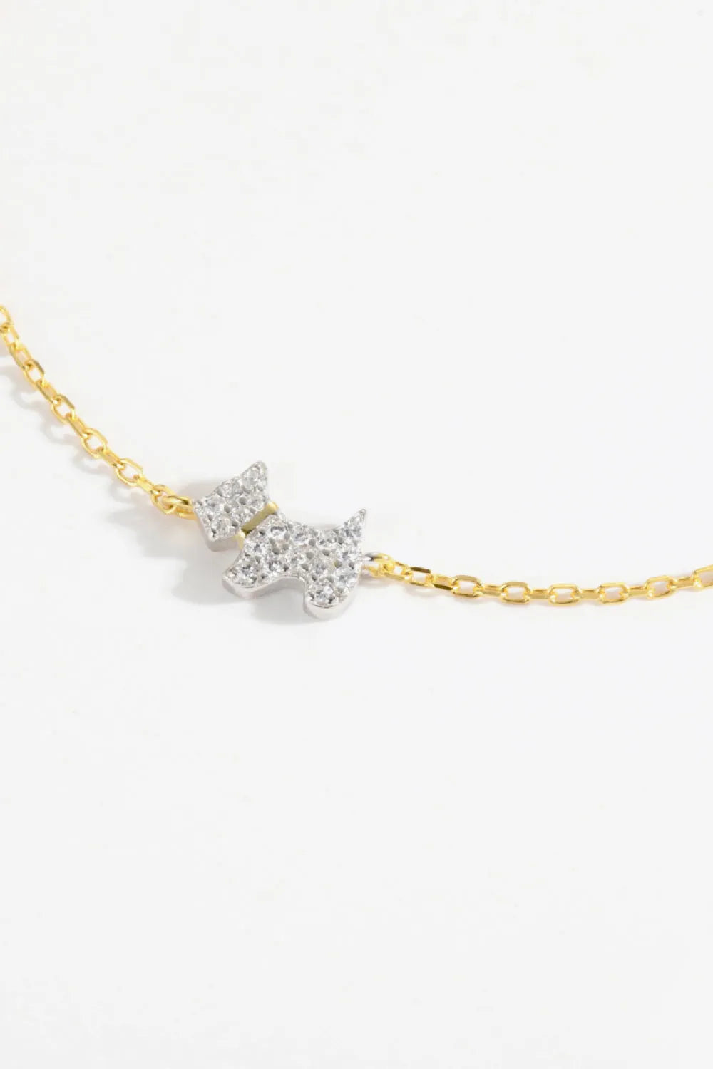 Puppy Zircon 925 Sterling Silver Bracelet Bracelets - Tophatter Daily Deals