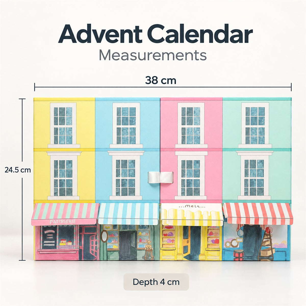 Portobello Chocolate Christmas Advent Calendar, Luxury Handmade Melt Chocolates Advent Calendar - Tophatter Daily Deals