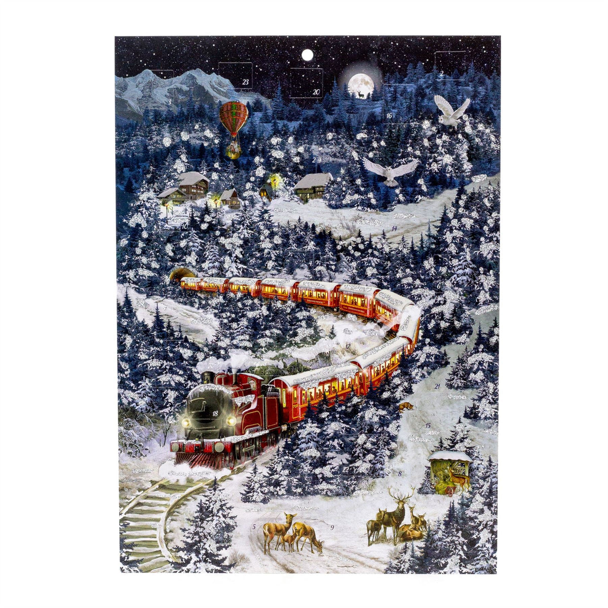 Magical Christmas Express A4 Christmas Advent Calendar | Picture Advent Calendar Advent Calendar - Tophatter Daily Deals