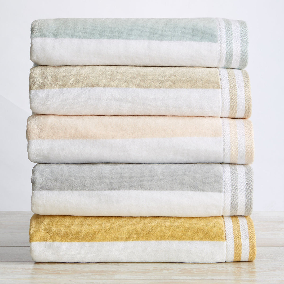 Striped Cabana Beach Towel - Edgartown Collection Bath - Tophatter Daily Deals