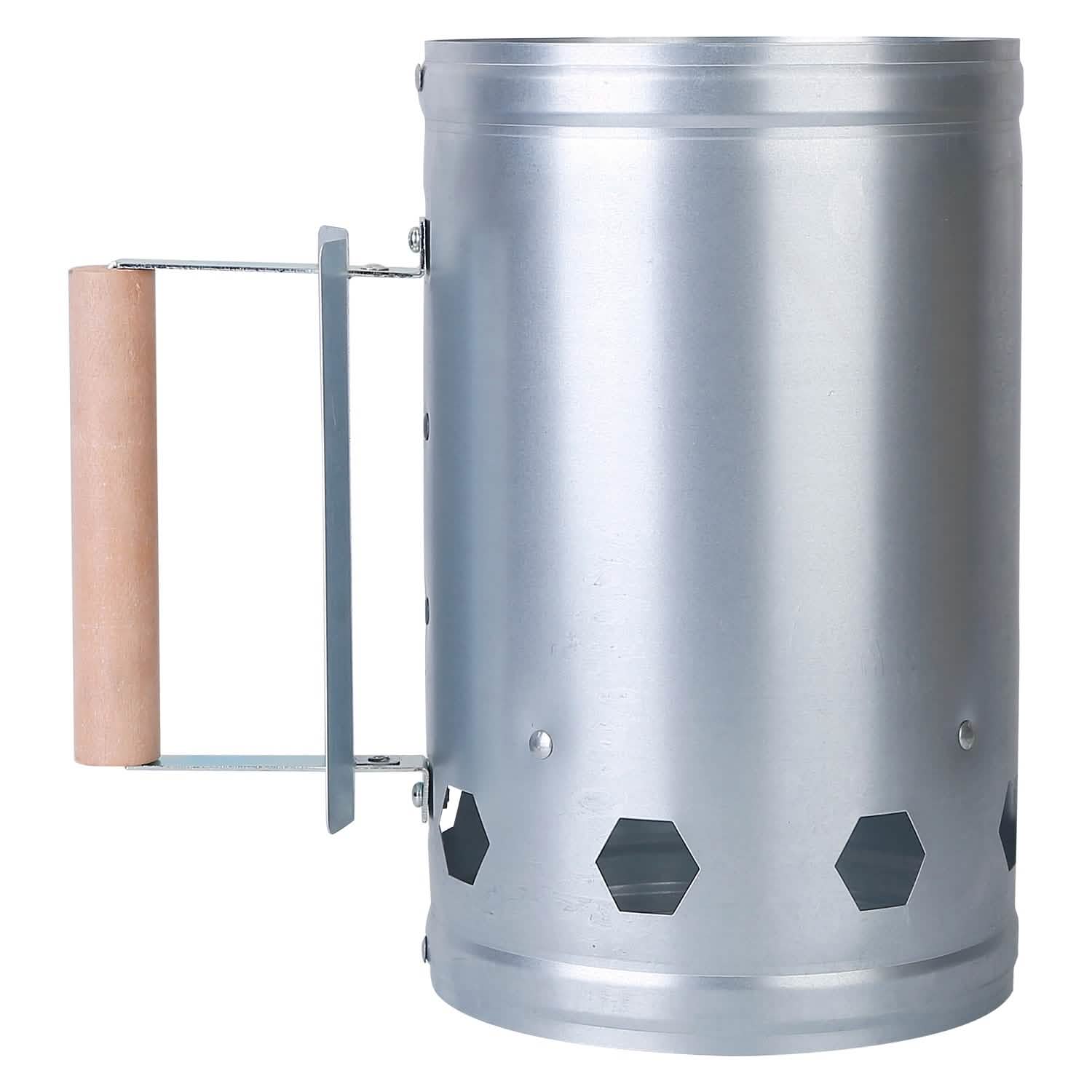 BBQ Charcoal Chimney Can Grill Lighter Garden & Patio - Tophatter Daily Deals