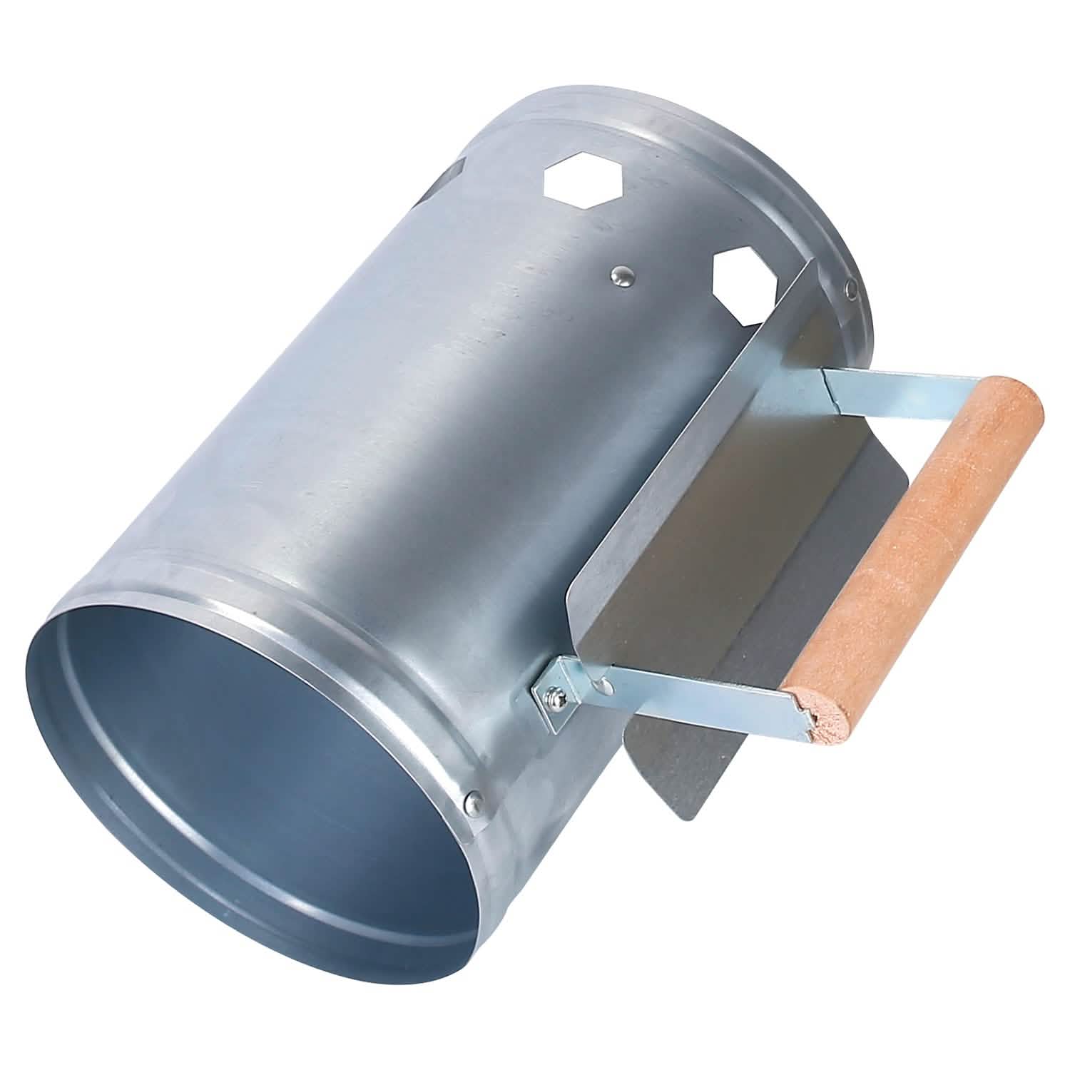 BBQ Charcoal Chimney Can Grill Lighter Garden & Patio - Tophatter Daily Deals