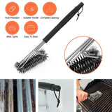 BBQ Grill Cleaning Brush Stainless Steel Kitchen Tools & Gadgets - Tophatter Daily Deals