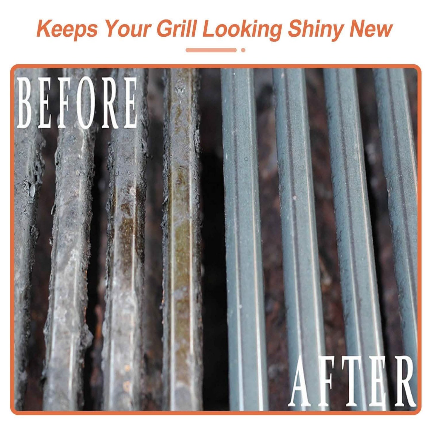 BBQ Grill Cleaning Brush Stainless Steel Kitchen Tools & Gadgets - Tophatter Daily Deals