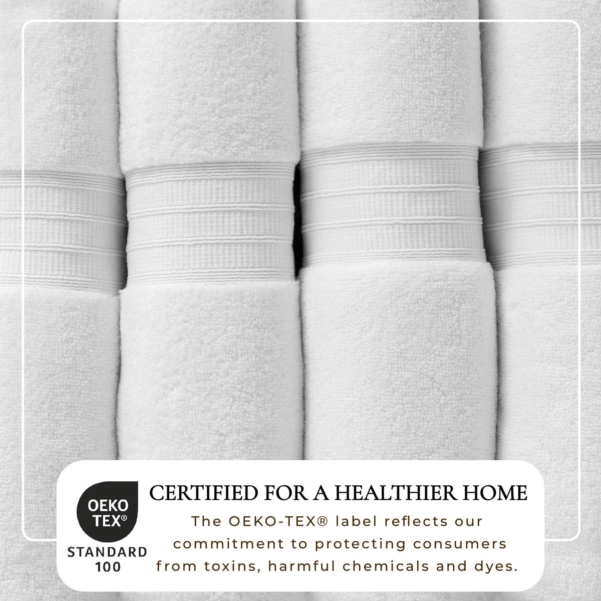 100% Cotton Premium Bath Towel Set - Chiara Collection Bath - Tophatter Daily Deals