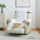 Velvet Furniture Protectors - Velvet Collection Recliner White Furniture & Decor - Tophatter Daily Deals