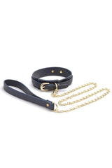 NS Novelties - Bondage Couture - Collar and Leash - Blue BDSM - Tophatter Daily Deals