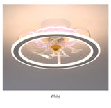 Bedroom Ceiling Lamp Modern Fan Lamp White circle color 0 - Tophatter Daily Deals