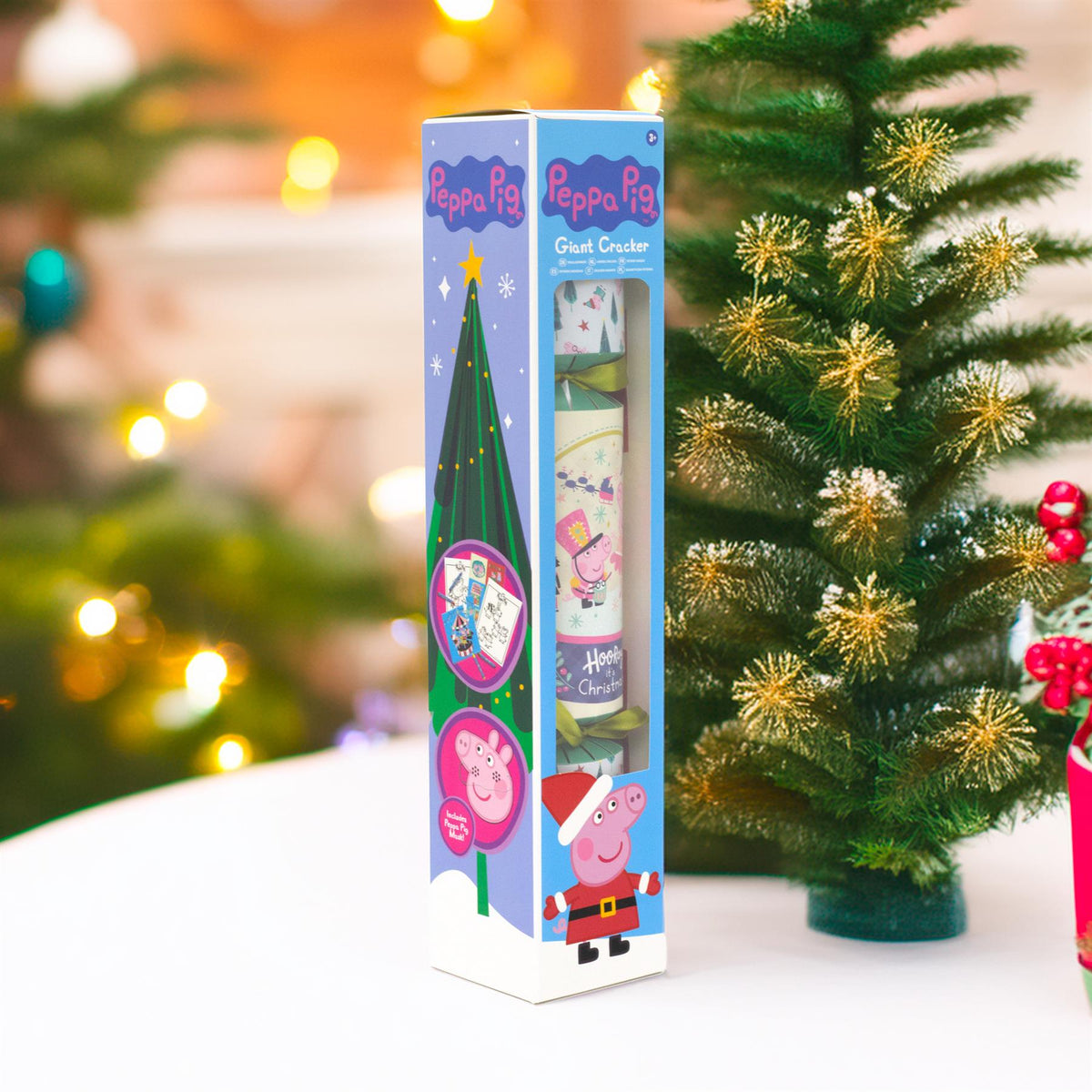 Giant Peppa Pig Christmas Cracker | Children Extra Large Xmas Cracker - 55cm Christmas Cracker - Tophatter Daily Deals