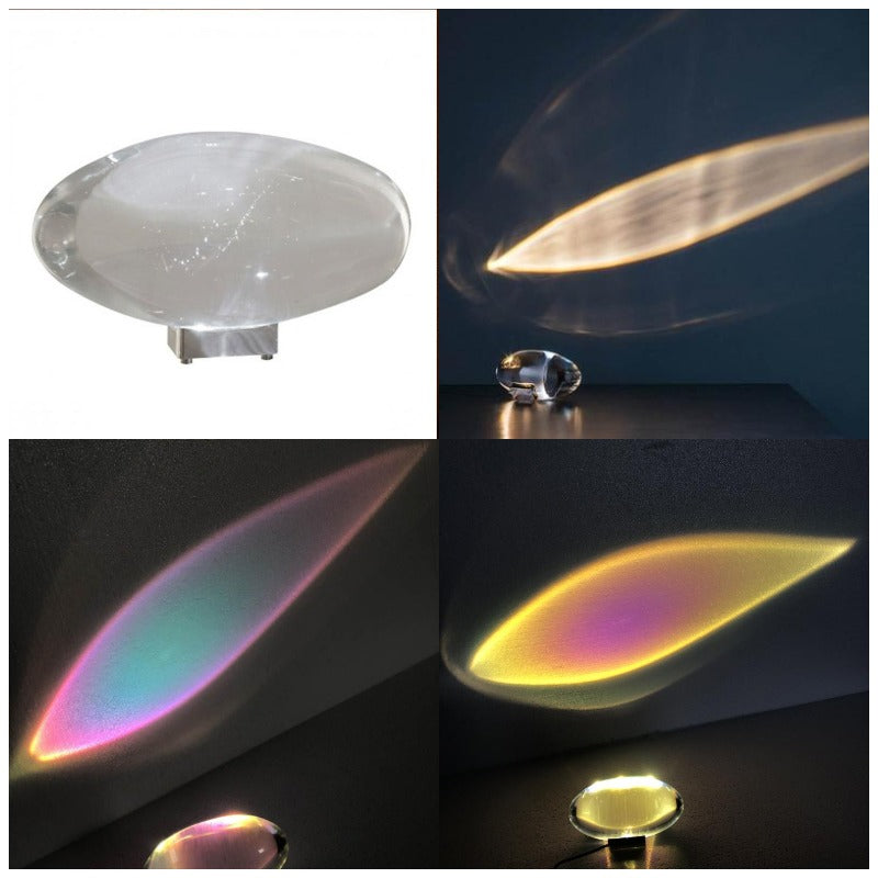 Bedside Atmosphere Projection Table Lamp Sky Angel Eye Crystal Table Lamp 0 - Tophatter Daily Deals