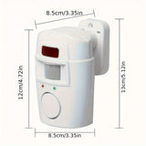 Wireless PIR Motion Sensor Alarm System (4 pcs) Electronics > Business & Home Security > Intercoms & Doorbells - Tophatter Daily Deals
