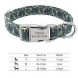 Adjustable Nylon Dog Collar Personalized Dogs Cat ID 217H8 7 - Tophatter Daily Deals