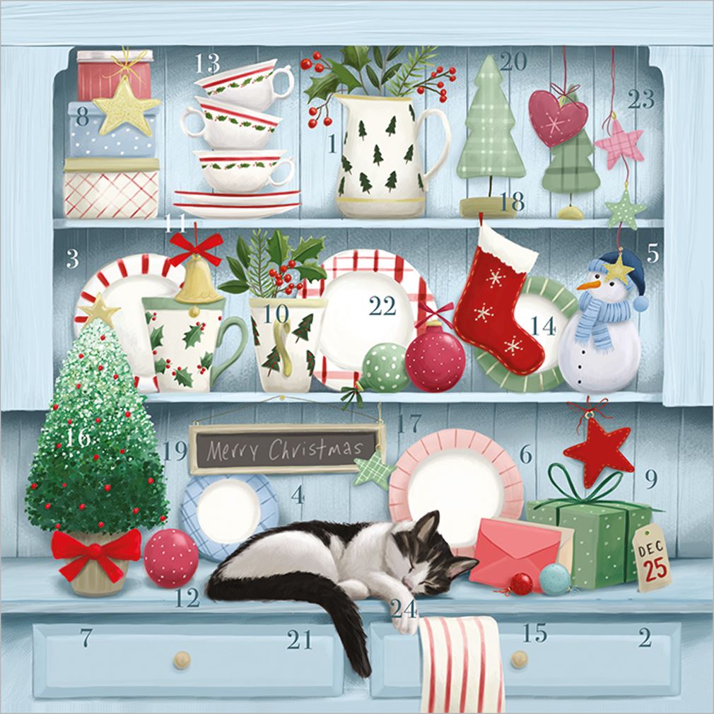 Christmas Dresser Advent Calendar Greetings Card | Christmas Advent Calendar Advent Calendar - Tophatter Daily Deals