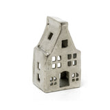 Silver Metal House Shaped Tealight Candle Holder | Christmas Tea Light House Candle Holder - Tophatter Daily Deals
