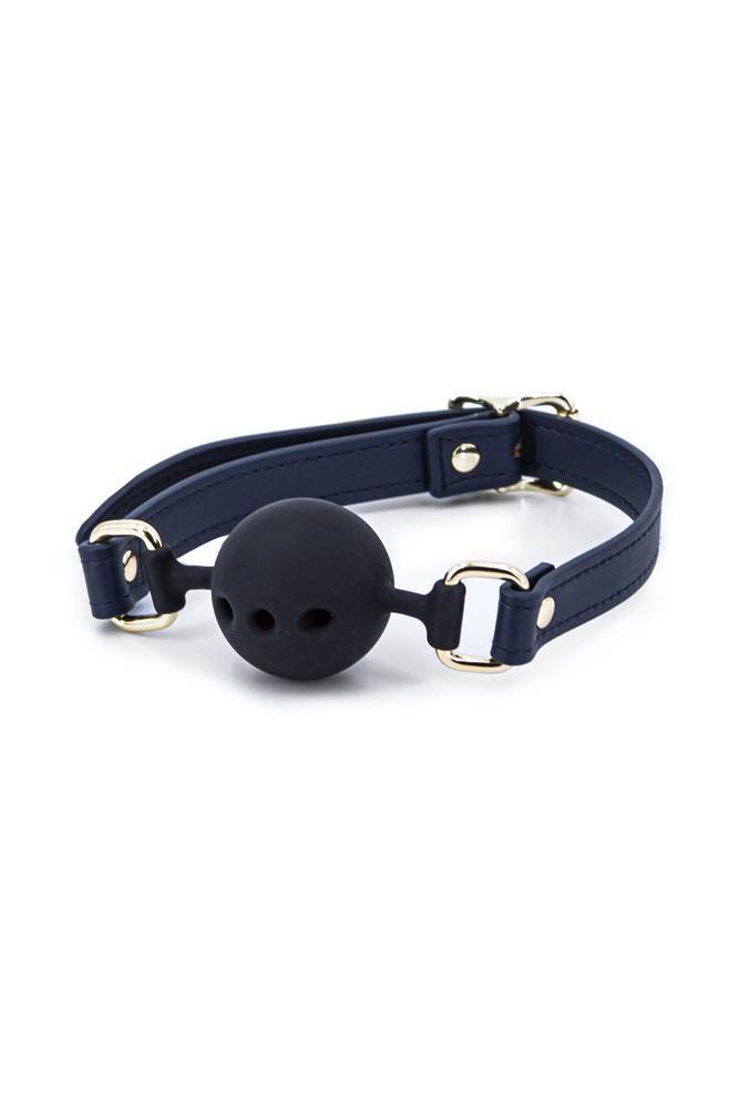 NS Novelties - Bondage Couture - Ball Gag - Blue BDSM - Tophatter Daily Deals