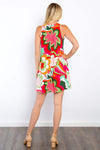 Be Stage Full Size Floral Sleeveless Mini Dress with Pockets Casual Dresses - Tophatter Daily Deals