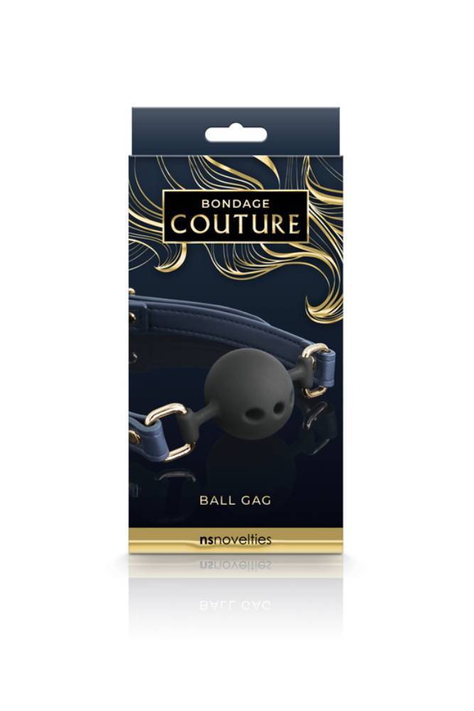 NS Novelties - Bondage Couture - Ball Gag - Blue BDSM - Tophatter Daily Deals