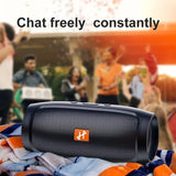 Portable Wireless Speaker with 5.1 Channel Stereo Sound, USB-C Rechargeable Speakers - Tophatter Daily Deals