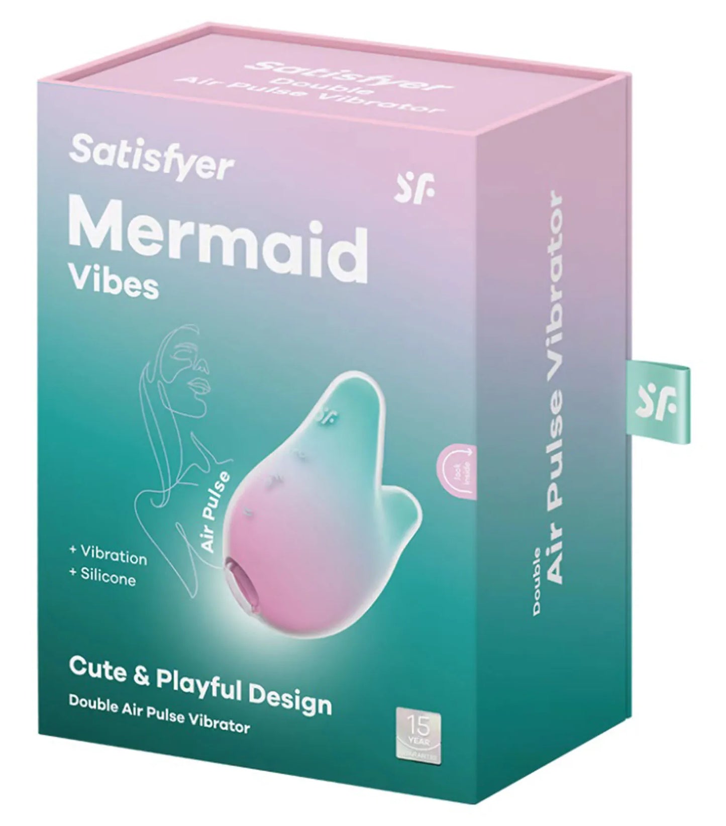 Satisfyer Mermaid Vibes – Waterproof Pressure Wave and Vibrator Device > Sex Toys For Ladies > Air Pulsation - Tophatter Daily Deals