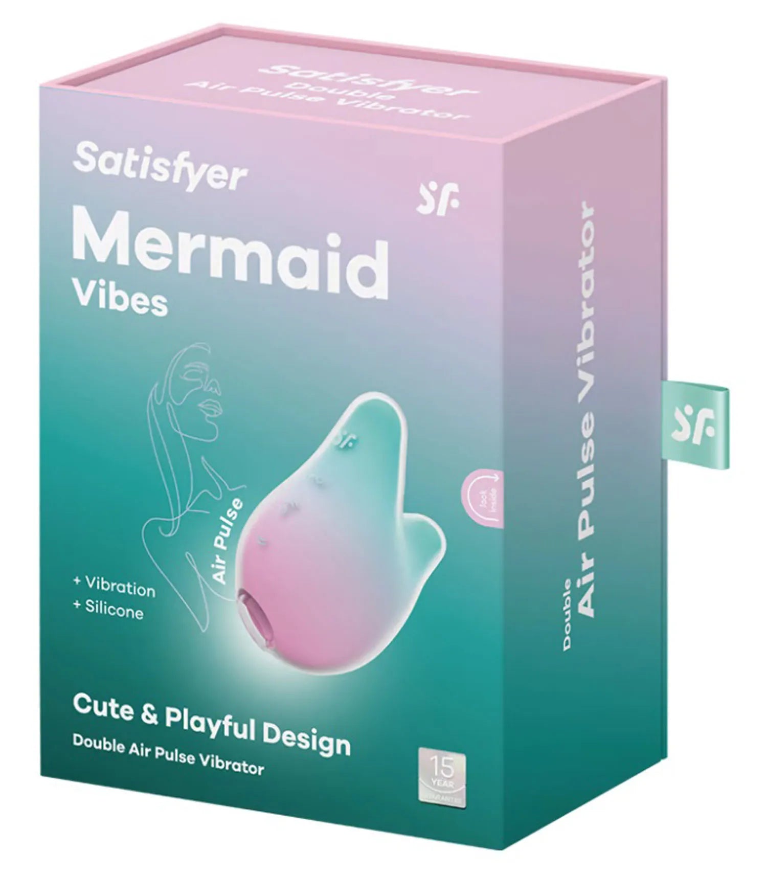 Satisfyer Mermaid Vibes – Waterproof Pressure Wave and Vibrator Device > Sex Toys For Ladies > Air Pulsation - Tophatter Daily Deals