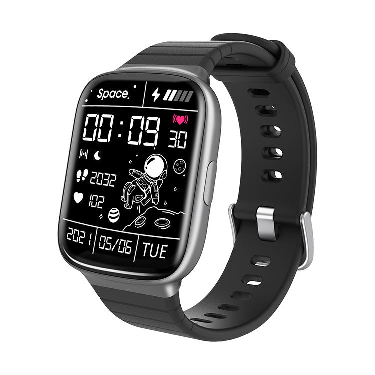 Astronaut Dial Pedometer Multi-function Smart Watch Black 0 - Tophatter Daily Deals