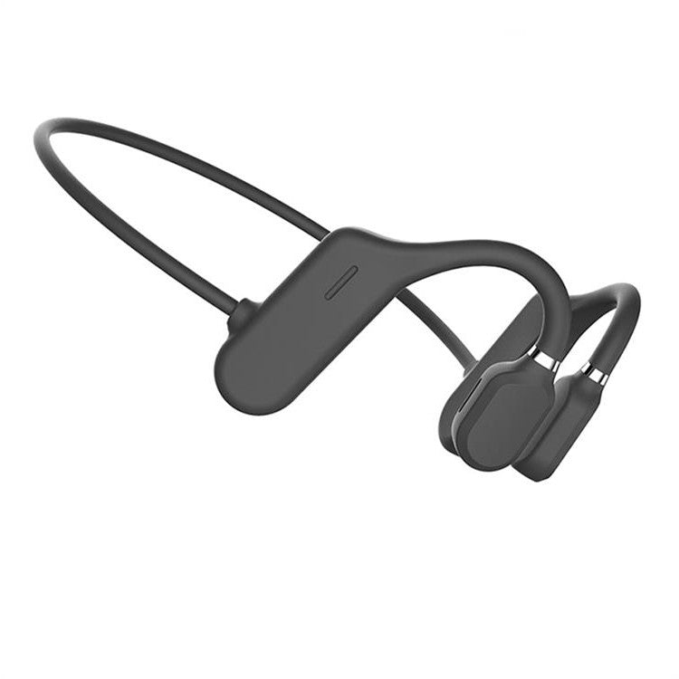 Bone Conduction Headphones Waterproof Open Ear Sport 2025 Black - Tophatter Daily Deals