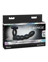 Fantasy C-Ringz Posable Partner – Double Penetrator Silicone Toy > Dildos > Strap On Dildos - Tophatter Daily Deals