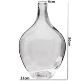 Big Glass Vase Living Room Dried Flowers Nordic Ins Style Glass 0 - Tophatter Daily Deals