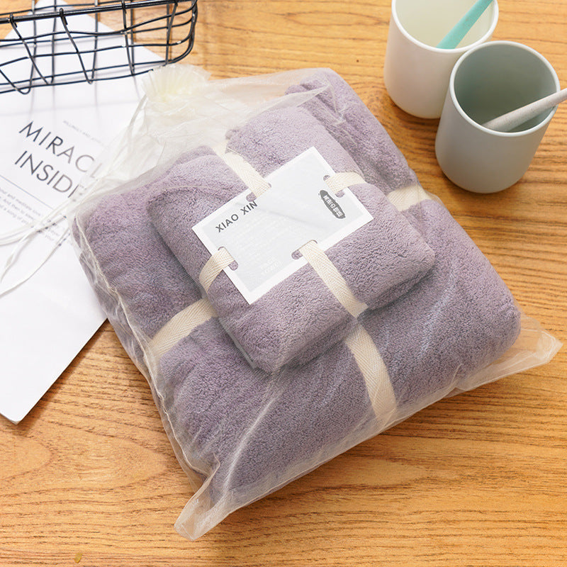 Absorbent Bath Towel For Mother And Child 20style 70x140 plus 34x74 0 - Tophatter Daily Deals