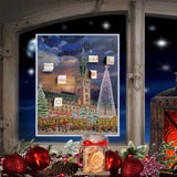 Hamburg Christmas Advent Calendar | Traditional Door Picture Advent Calendar Advent Calendar - Tophatter Daily Deals