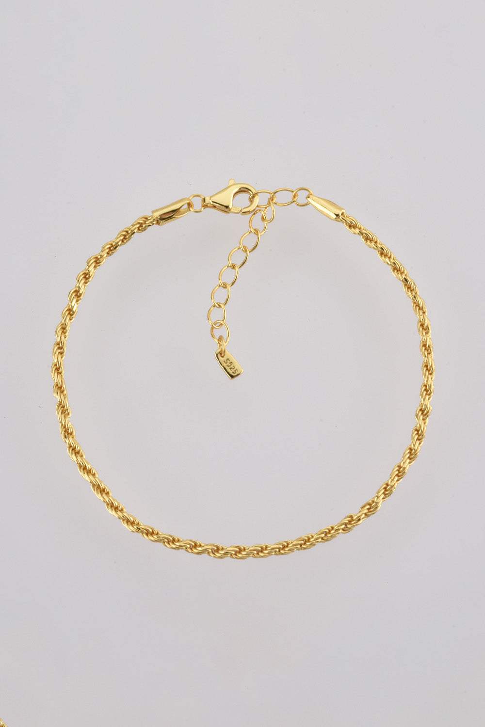 925 Sterling Silver Twisted Bracelet Bracelets - Tophatter Daily Deals