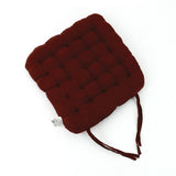 25-pin Suede Cushion Modern Simplicity Wine Red 40x40cm 0 - Tophatter Daily Deals