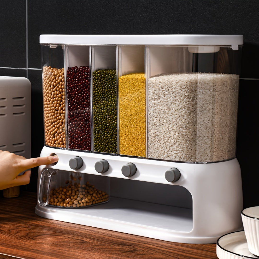 Kitchen Storage Container with Dividers Storage & Organisation - Tophatter Daily Deals