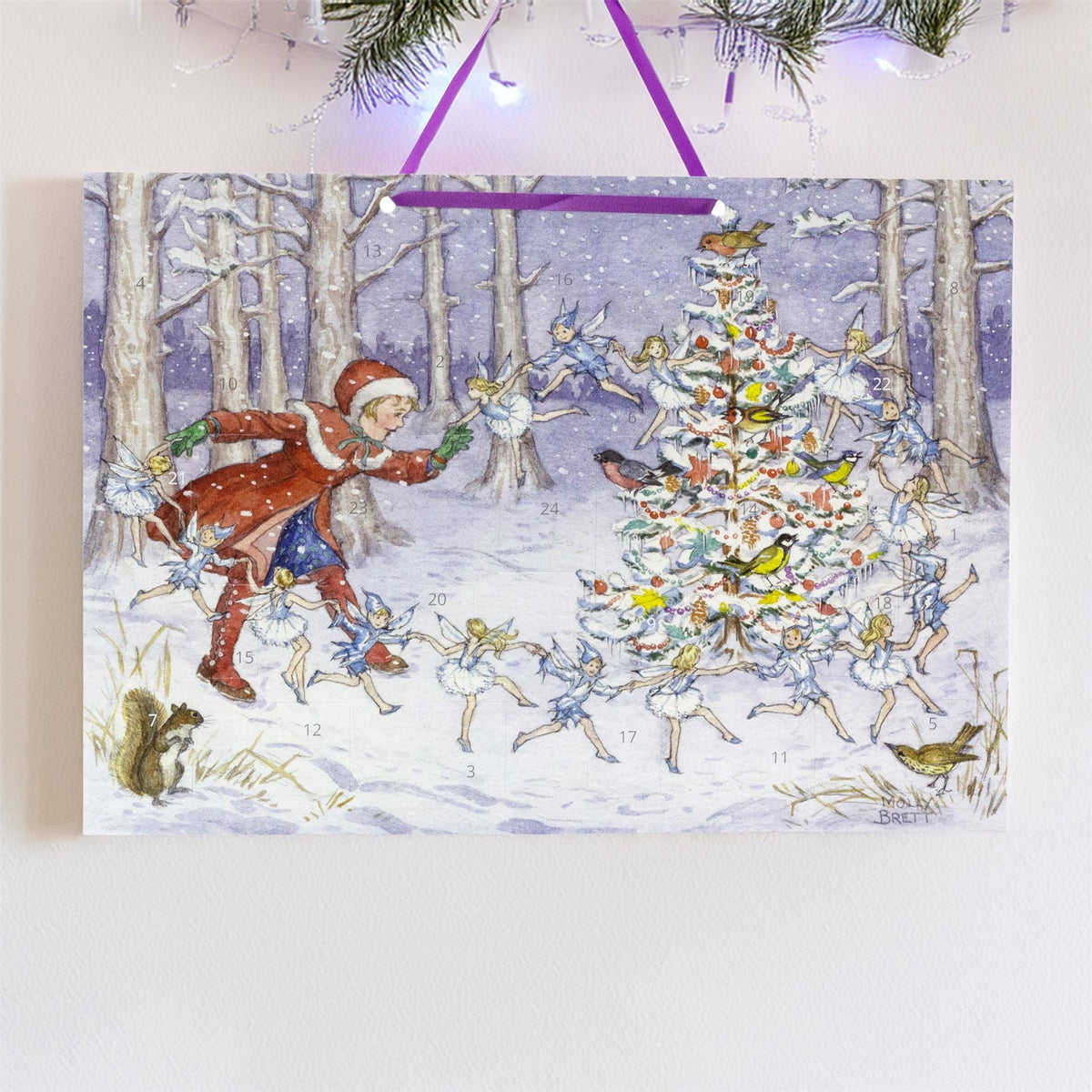 Snow Fairies Christmas Advent Calendar | Traditional Picture Advent Calendar Advent Calendar - Tophatter Daily Deals
