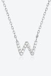 V To Z Zircon 925 Sterling Silver Necklace Necklaces - Tophatter Daily Deals