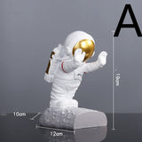 Astronaut Spaceman Decoration TV Cabinet Wine Cabinet Book A Gold 0 - Tophatter Daily Deals