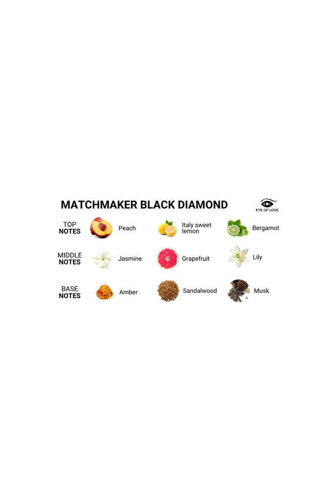 Eye of Love - Matchmaker Black Diamond - Attract Her Pheromone Parfum Spray - .34oz Liquid - Tophatter Daily Deals