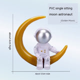 Astronaut Spaceman Blind Box Gift Decoration Golden Moon 6cm 0 - Tophatter Daily Deals