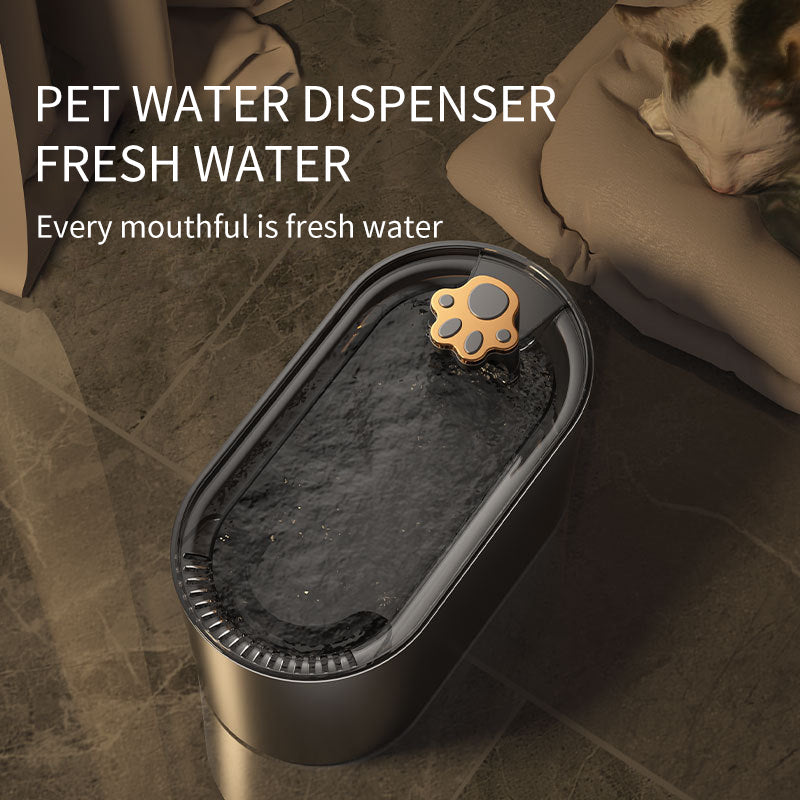 3L Cat Water Fountain Filter Automatic Drinker For Dogs Cats Pet Water Dispenser Ultra-Quiet Water Dispenser With LED Light Pet Products 0 - Tophatter Daily Deals