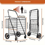 Heavy Duty Utility Shopping Cart Business & Industrial > Food Service > Food Service Carts - Tophatter Daily Deals