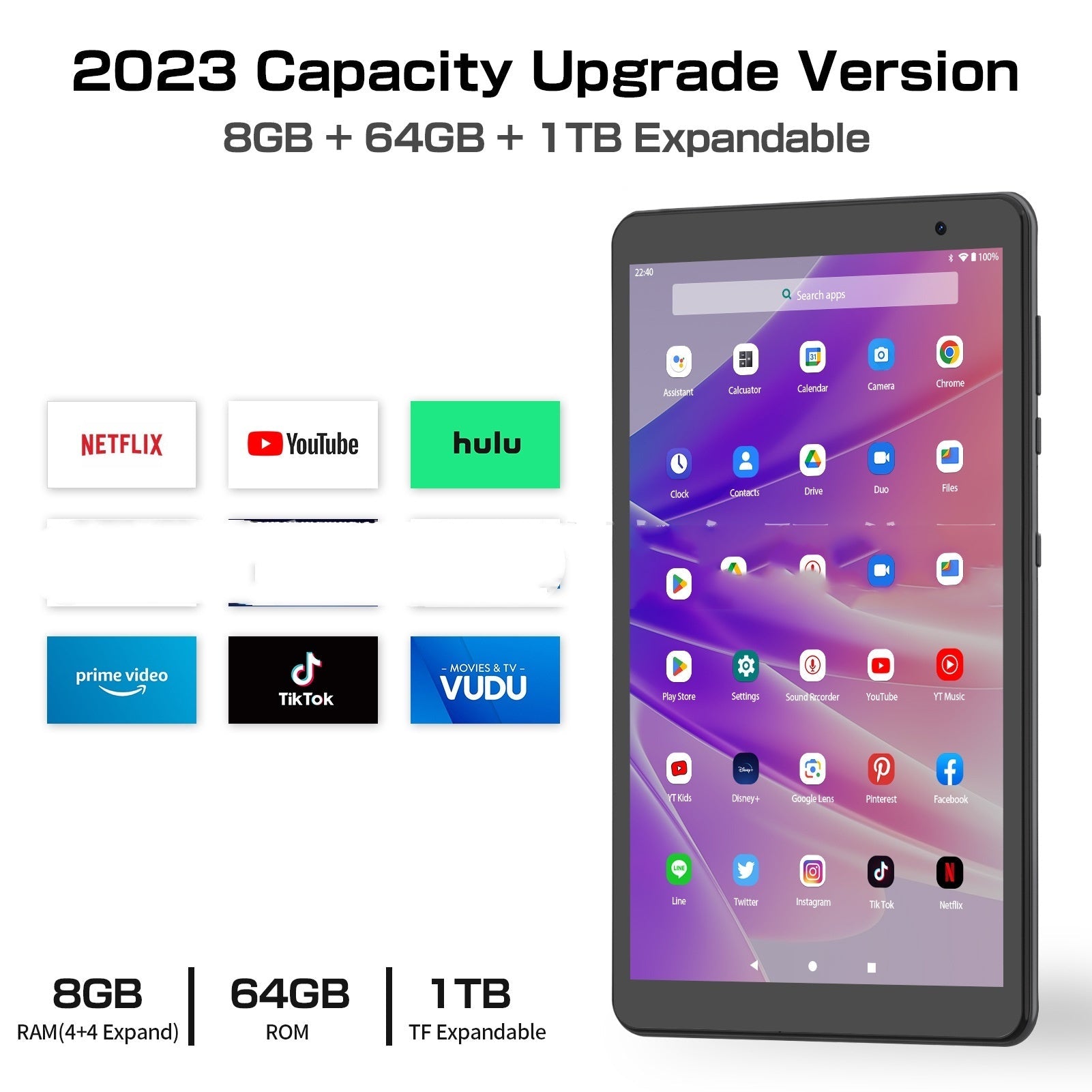 8-inch Eight-core Tablet PC Android 13 System 64g Large Capacity 0 - Tophatter Daily Deals